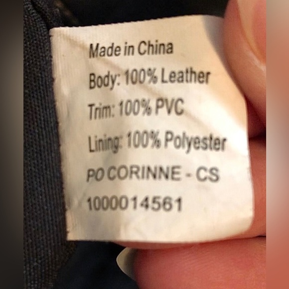 The Sak Black Leather Shoulder Bag with Brass Chain Strap - Picture 10 of 10